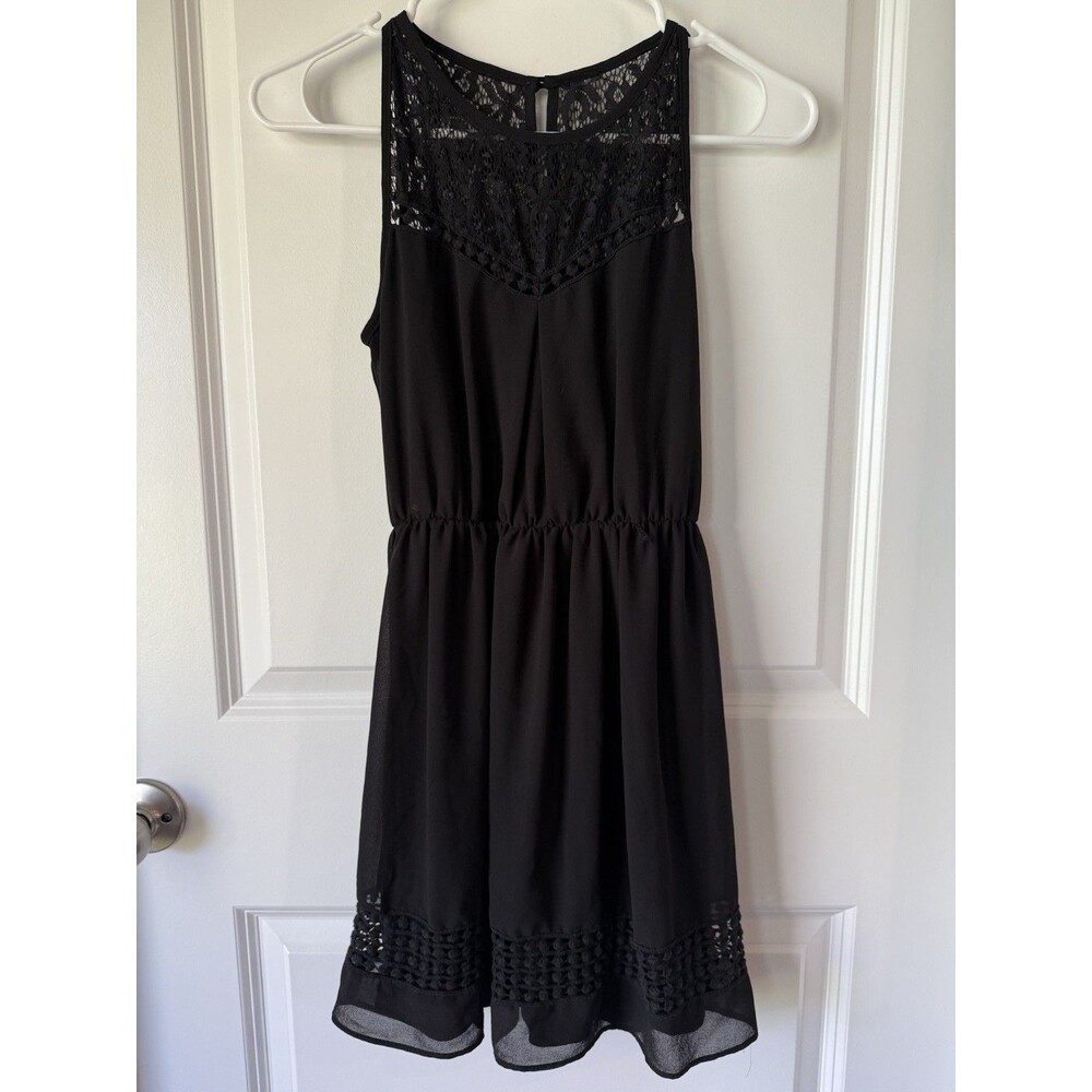 Spago Formal Black Dress 14‎ Sleeveless Office Party Work